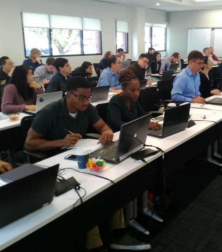 Attendees of the ADCIRC Boot Camp learn the basics of the modeling system during ADCIRC Week. Photo by Jason Fleming.